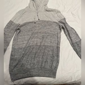 VINCE grey classy striped hoodie